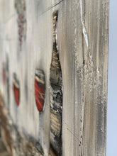 Lade das Bild in den Galerie-Viewer, Wein - Genuss. Einzelstück aus Spachtel- und Acryltechnik auf edler Leinwand 120 x 80cm