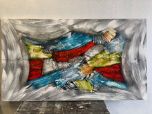 Lade das Bild in den Galerie-Viewer, Abstrakt - Einzelstück aus Spachtel- und Acryltechnik - 160 x 90cm